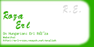roza erl business card